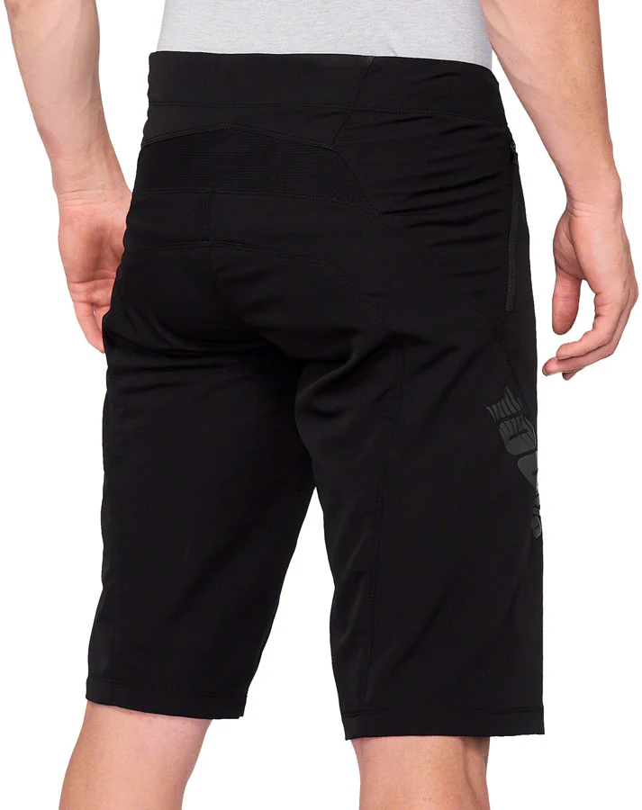 100% Airmatic Shorts - Black Men's 28 - Image 2