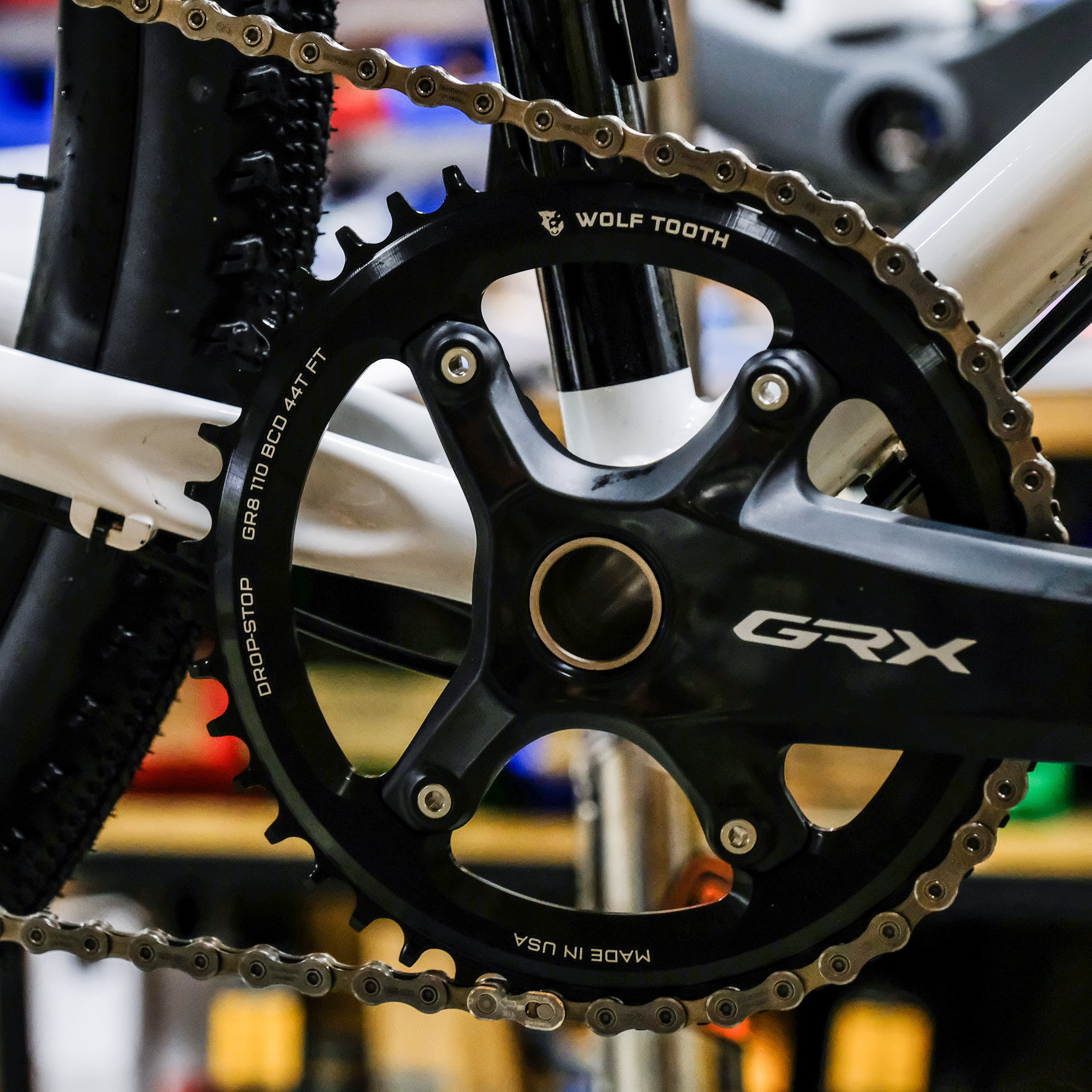 110 BCD Asymmetric 4-Bolt Chainrings for Shimano GRX Cranks - Image 21