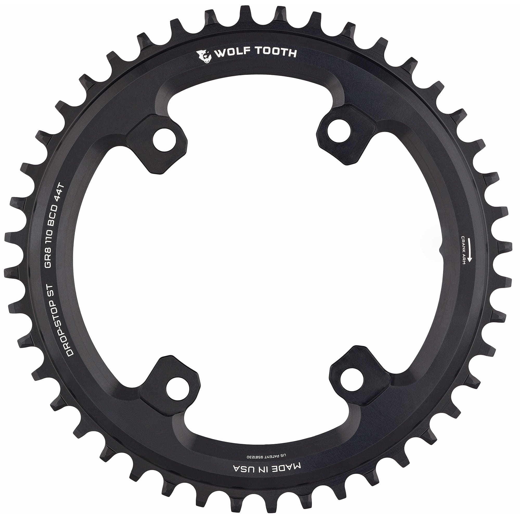 110 BCD Asymmetric 4-Bolt Chainrings for Shimano GRX Cranks - Image 7