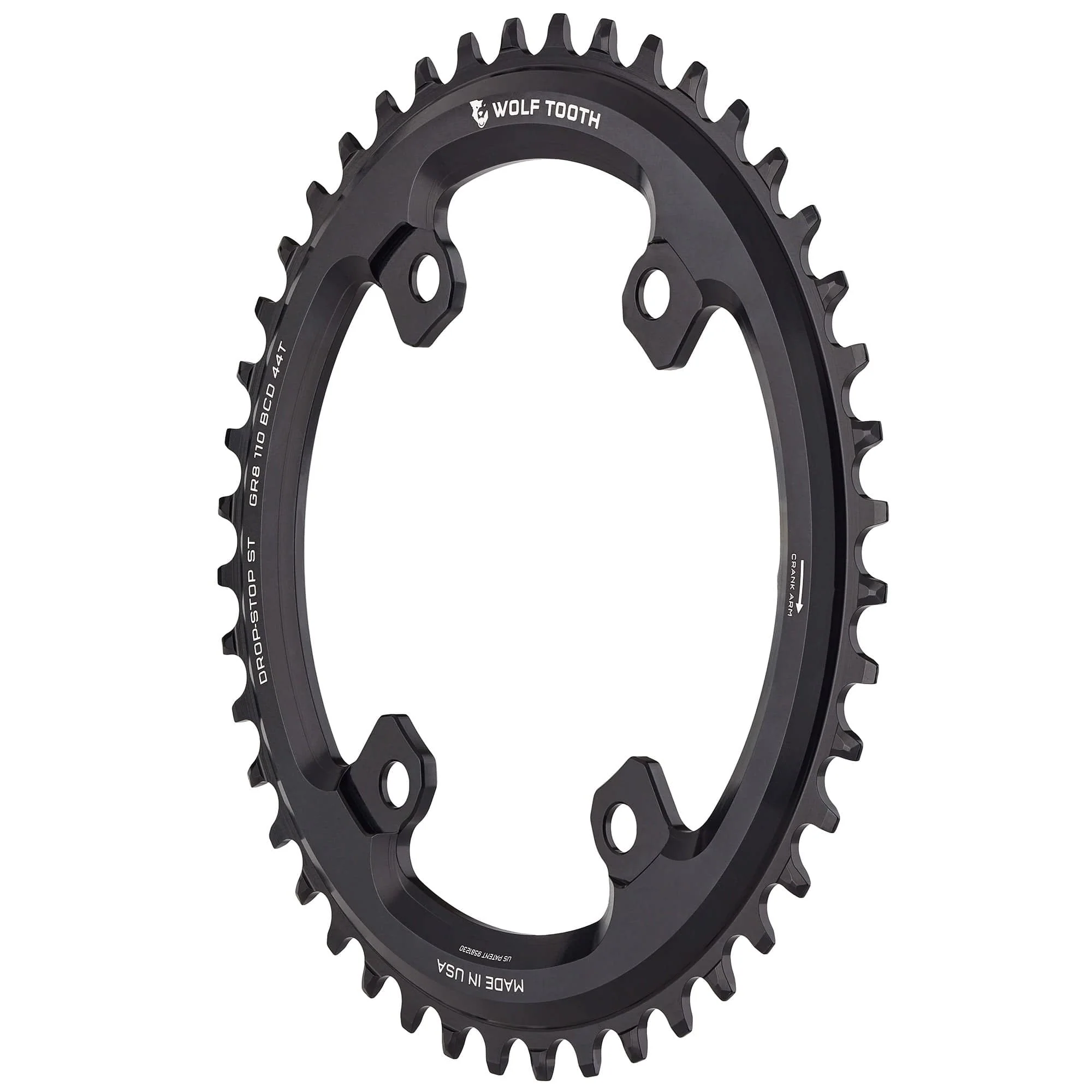 110 BCD Asymmetric 4-Bolt Chainrings for Shimano GRX Cranks - Image 8