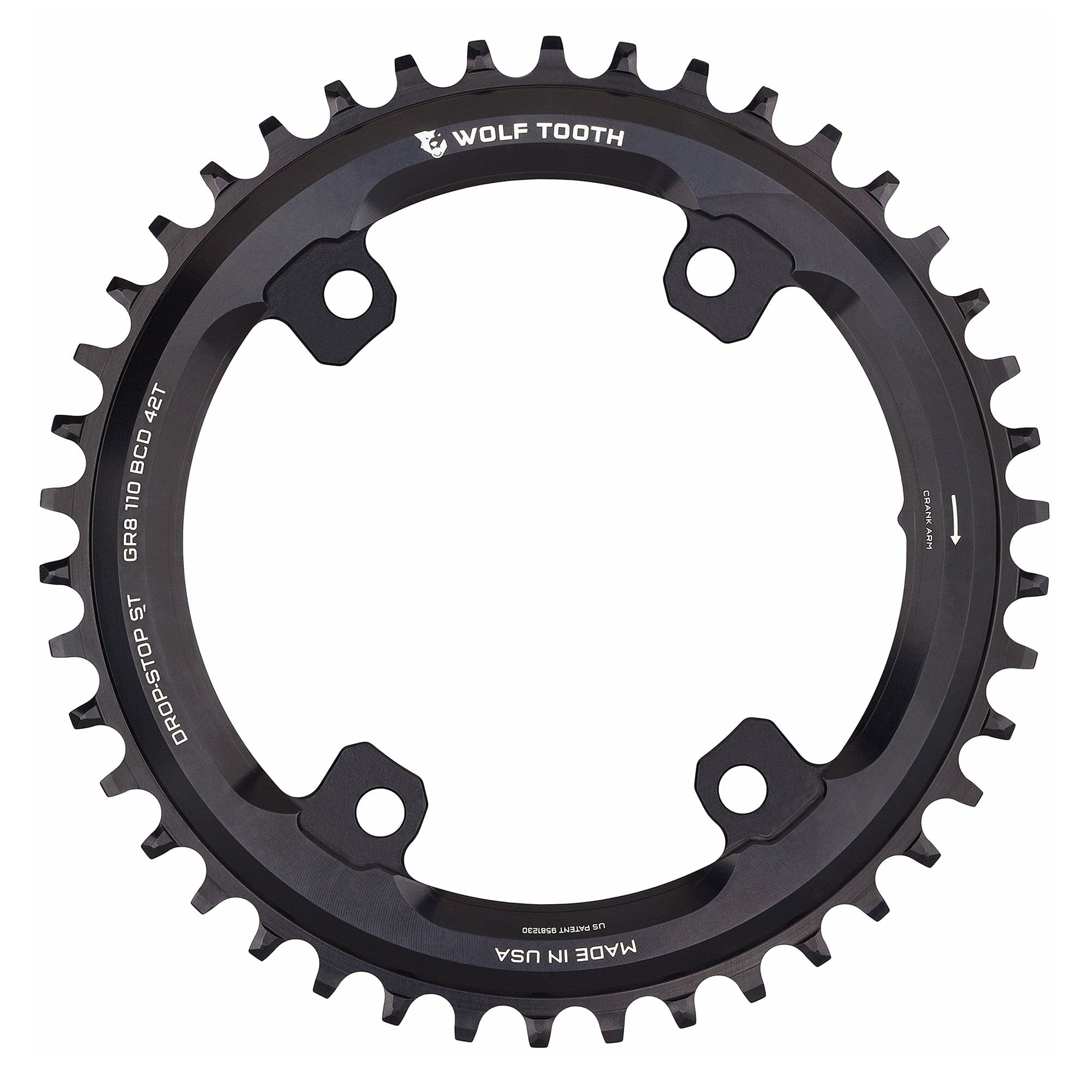 110 BCD Asymmetric 4-Bolt Chainrings for Shimano GRX Cranks - Image 9