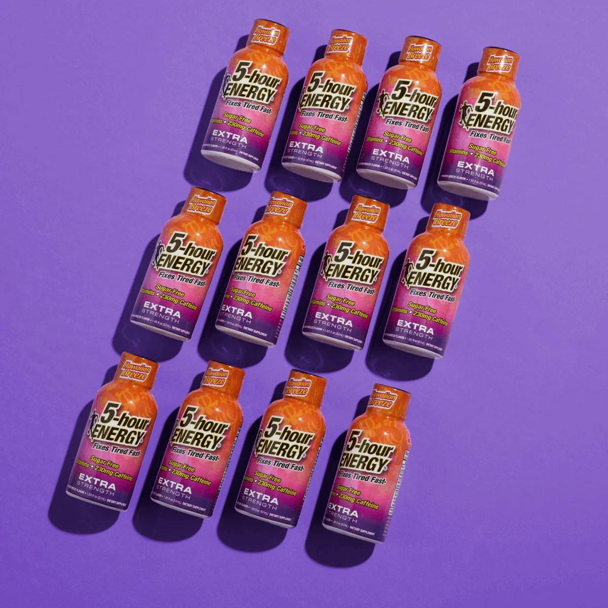 24 Pack 5-hour ENERGY Extra Strength Shots, Hawaiian Breeze Flavor Flavor, 1.93 Fl Oz - Image 2