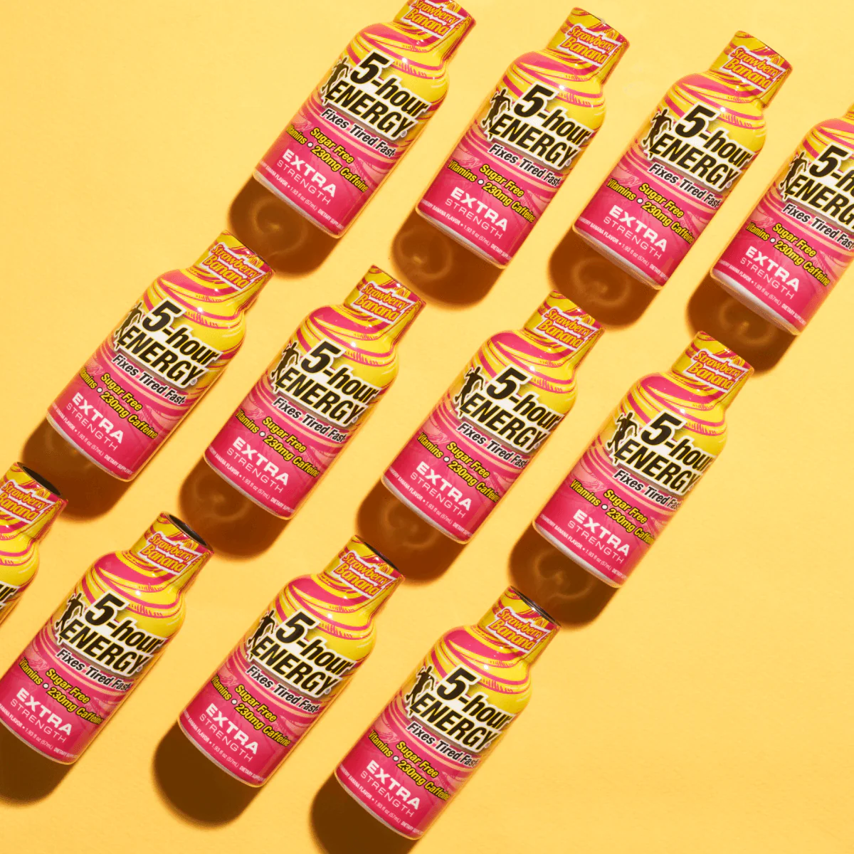 24 Pack 5-hour ENERGY Extra Strength Shots, Strawberry Banana Flavor Flavor, 1.93 Fl Oz - Image 2