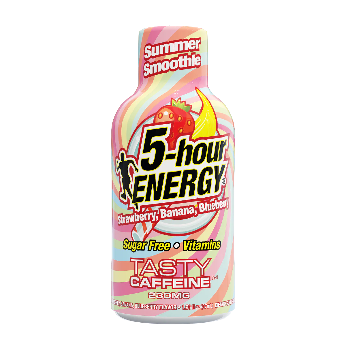 24 Pack 5-hour ENERGY Extra Strength Shots, Summer Smoothie Flavor, 1.93 Fl Oz
