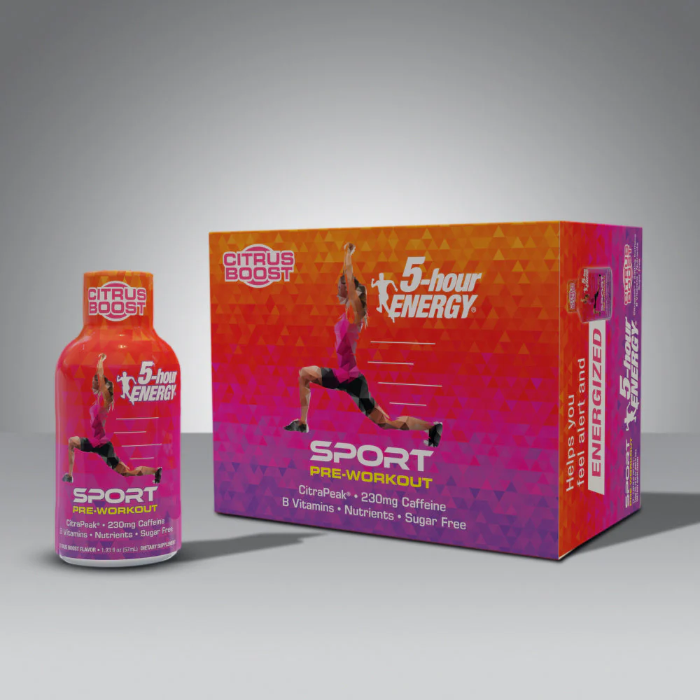 24 Pack 5-hour ENERGY Pre-Workout Shots, Citrus Boost Sport Flavor, 1.93 Fl Oz - Image 6