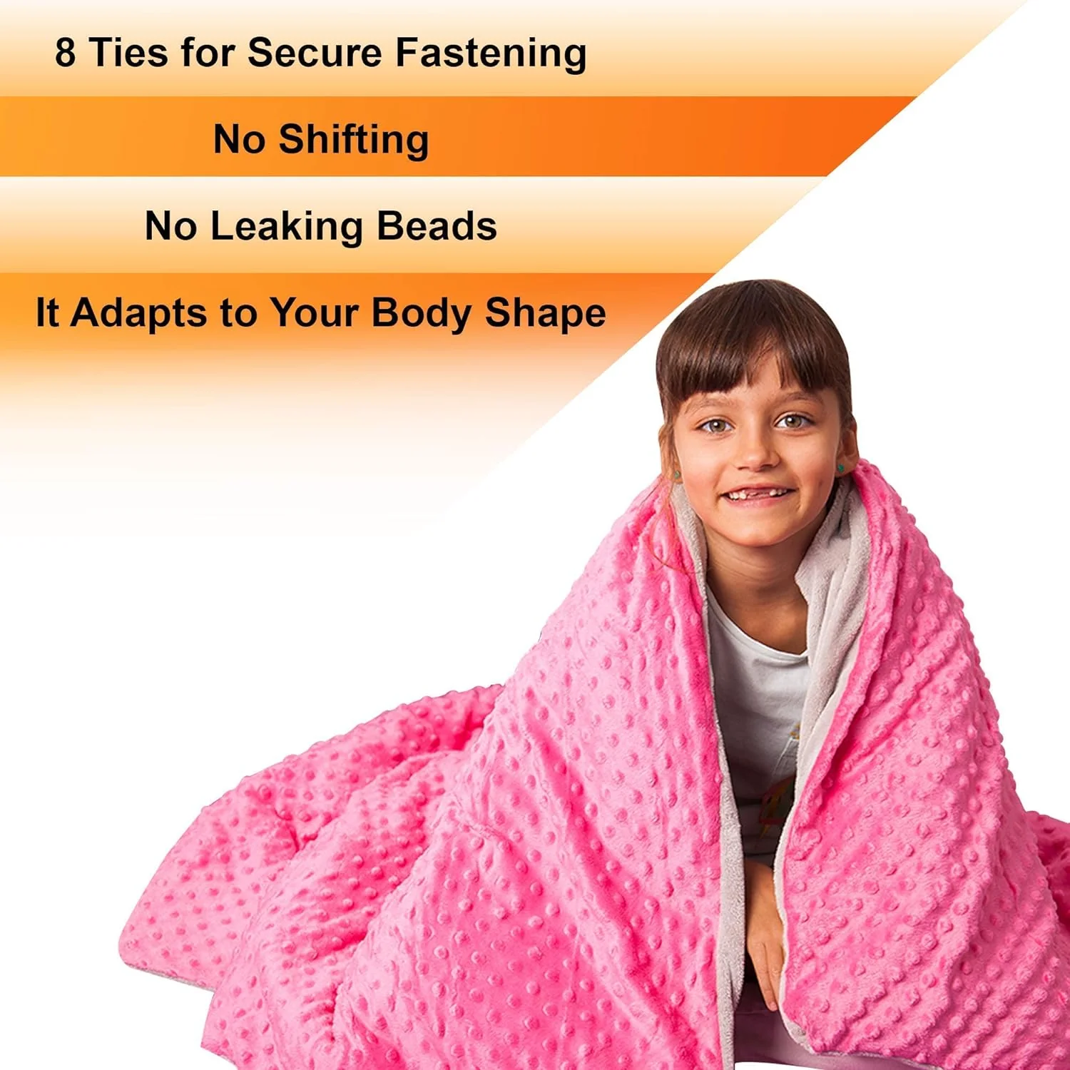 5 Lbs Weighted Blanket for Kids with Removable Cover - 36" x 48" - Image 9
