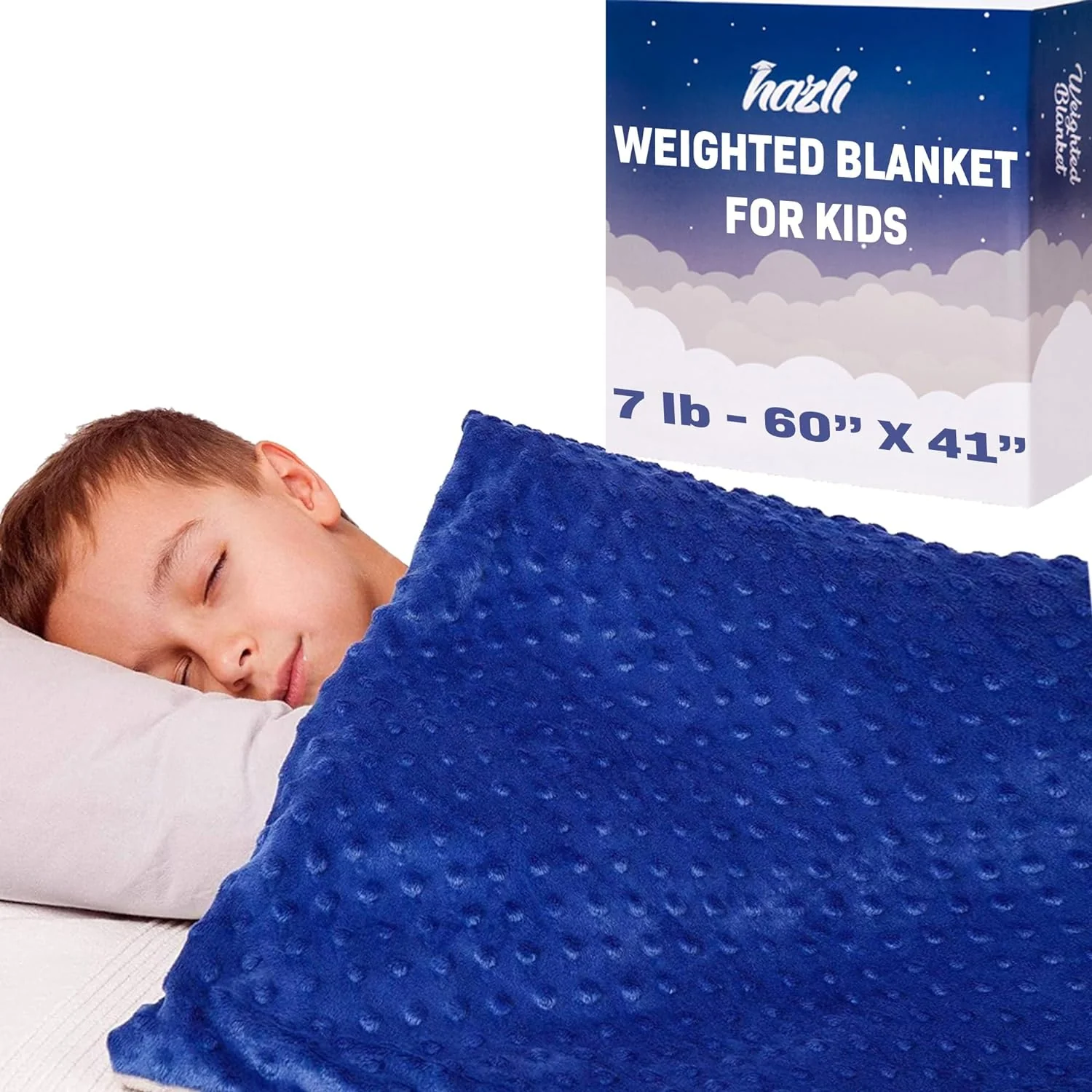 7 Lbs Weighted Blanket for Kids with Removable Cover - 41" x 60" - Image 6