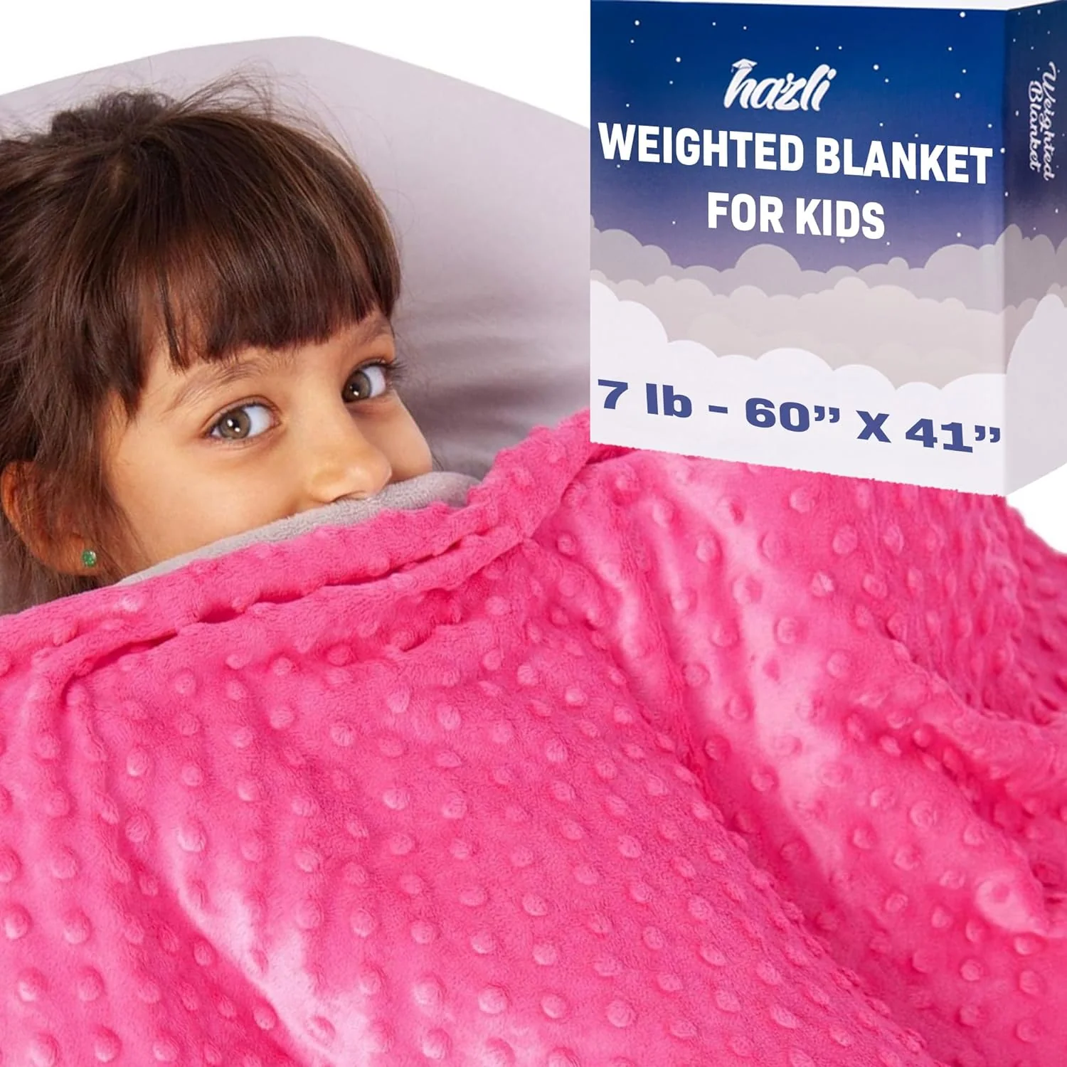 7 Lbs Weighted Blanket for Kids with Removable Cover - 41" x 60" - Image 7