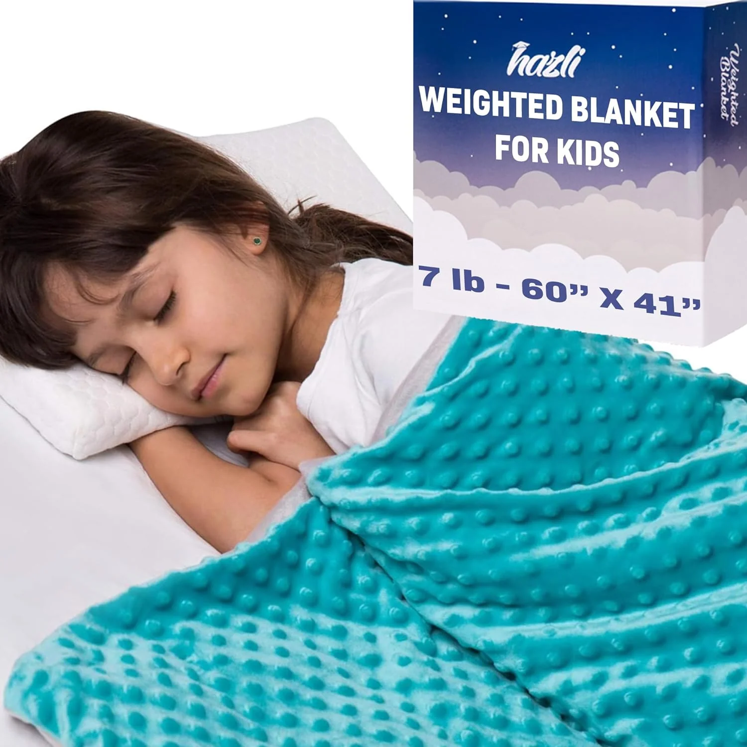 7 Lbs Weighted Blanket for Kids with Removable Cover - 41" x 60" - Image 8