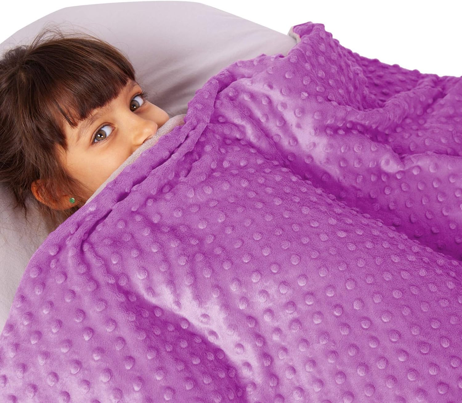 7 Lbs Weighted Blanket for Kids with Removable Cover - 41" x 60" - Image 9