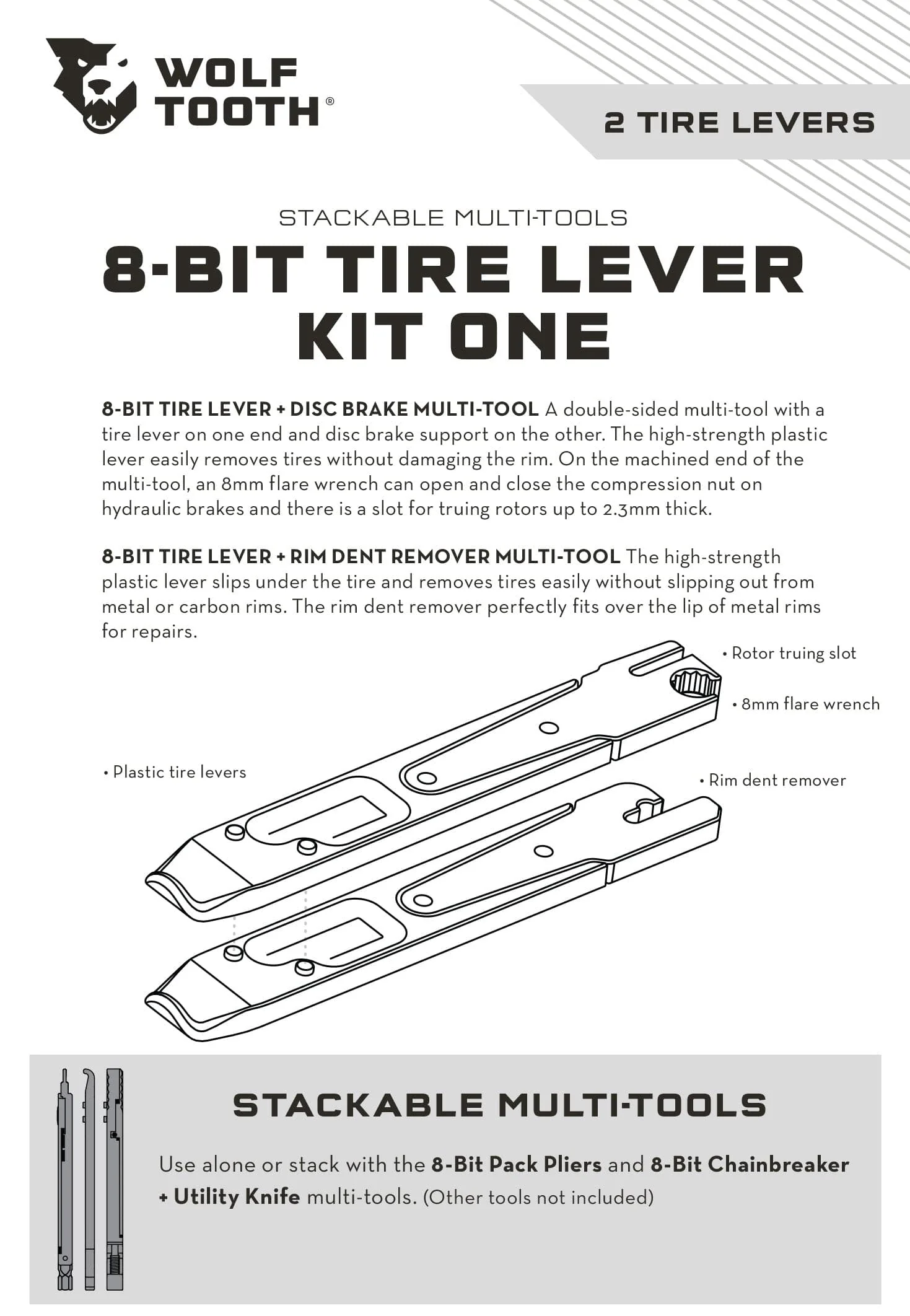 8-Bit Tire Lever Kit One - Image 2
