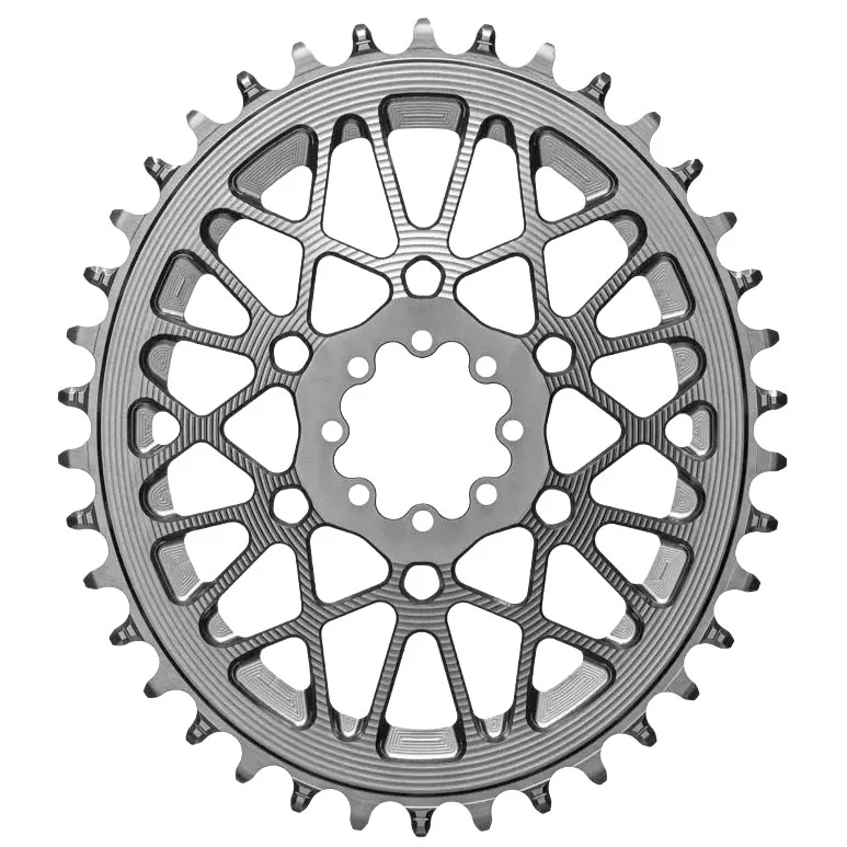 absoluteBLACK Oval Chainring SRAM AXS Gravel 44T - Titanium