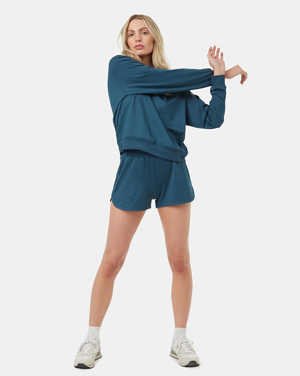 Active Soft Knit Open Back Crew - Image 2