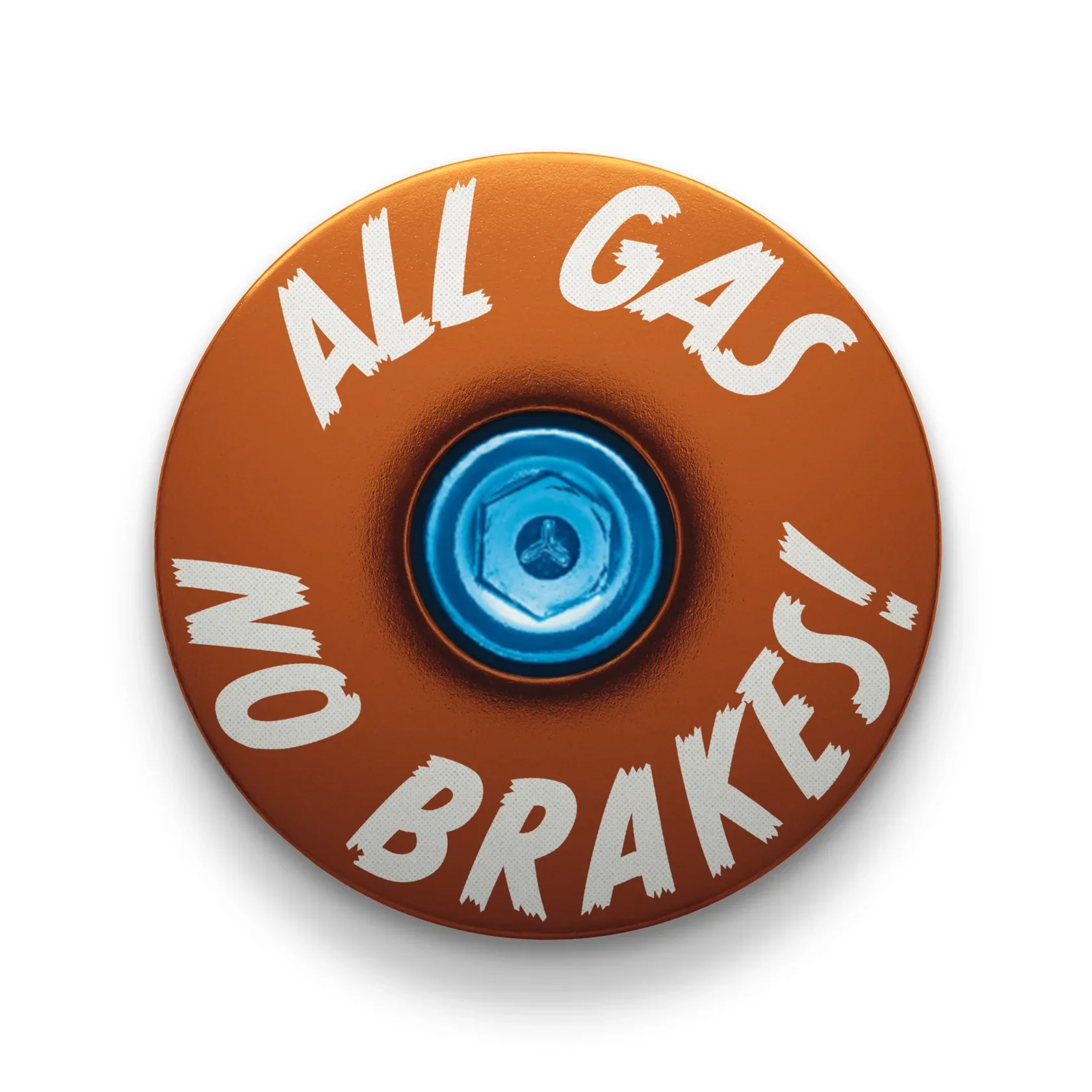All Gas No Brakes - Custom Bike Headset Cap - Image 9