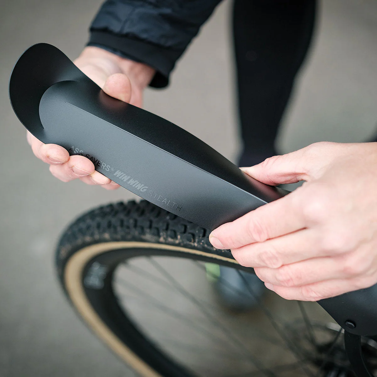 Ass Savers Win Wing 2 Gravel Rear Mudguard w/ Black Wishbone - Image 25