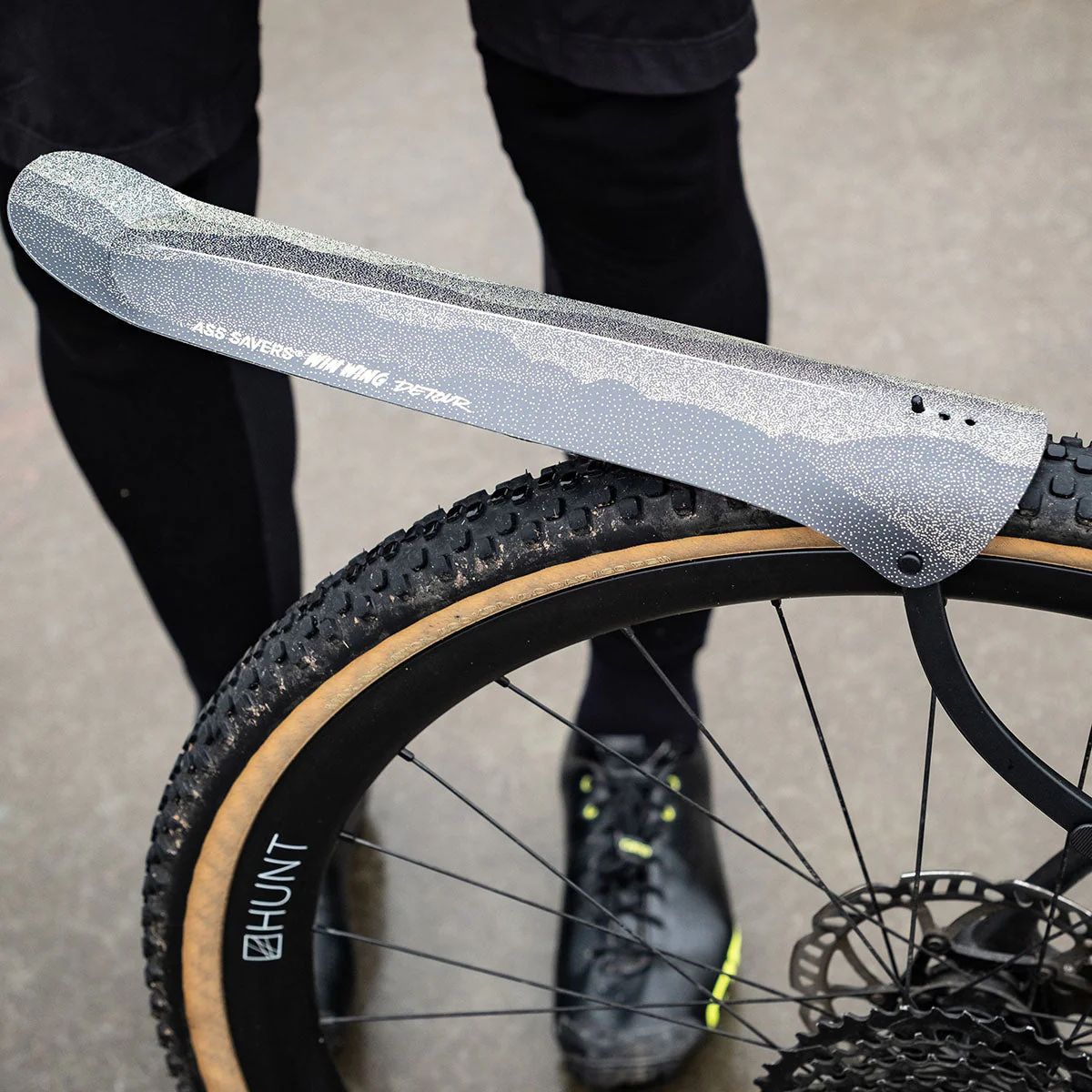Ass Savers Win Wing 2 Gravel Rear Mudguard w/ Black Wishbone - Image 29