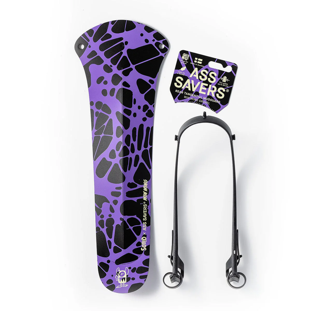 Ass Savers Win Wing 2 Gravel Rear Mudguard w/ Black Wishbone - Image 3