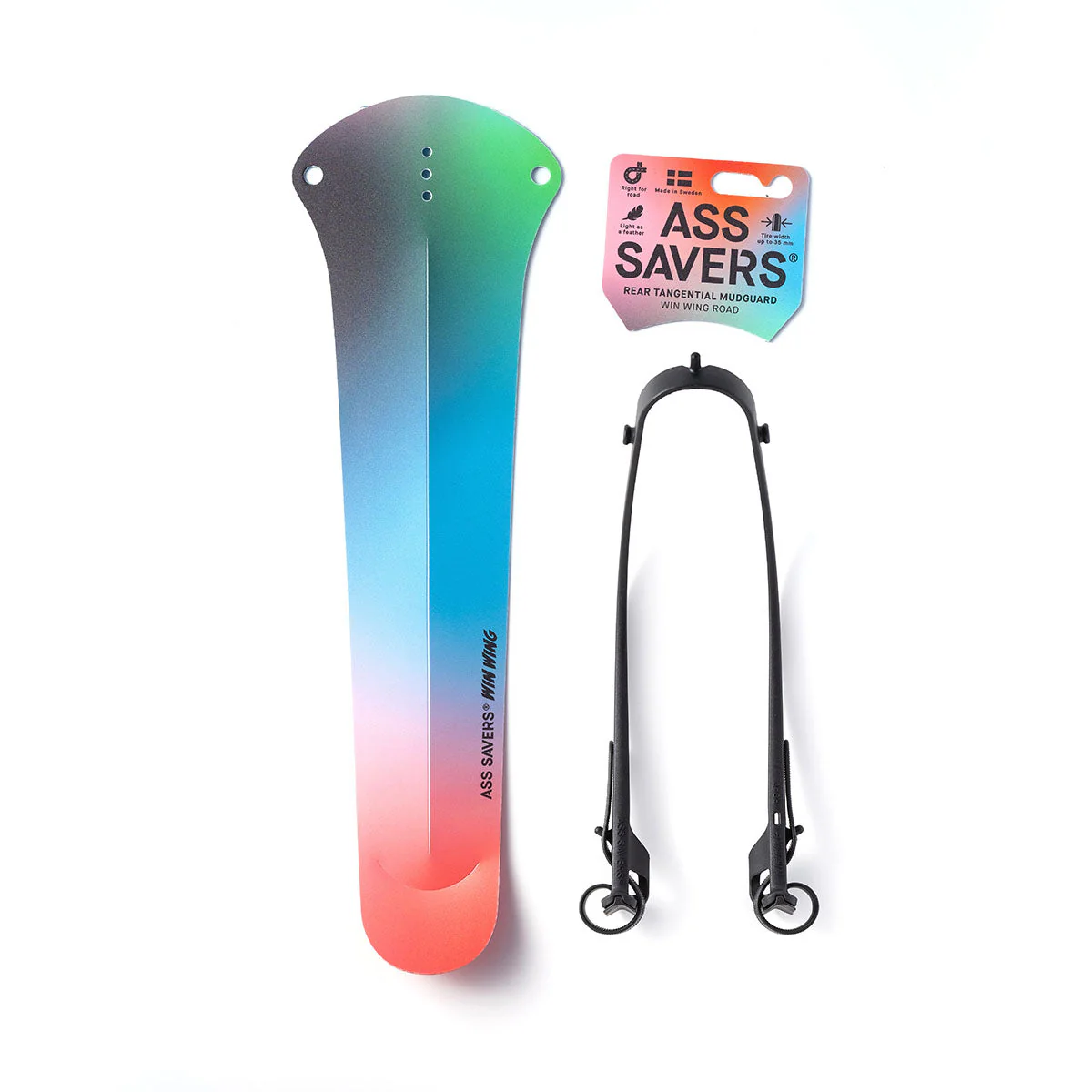 Ass Savers Win Wing 2 Road Rear Mudguard w/ Black Wishbone - Image 10