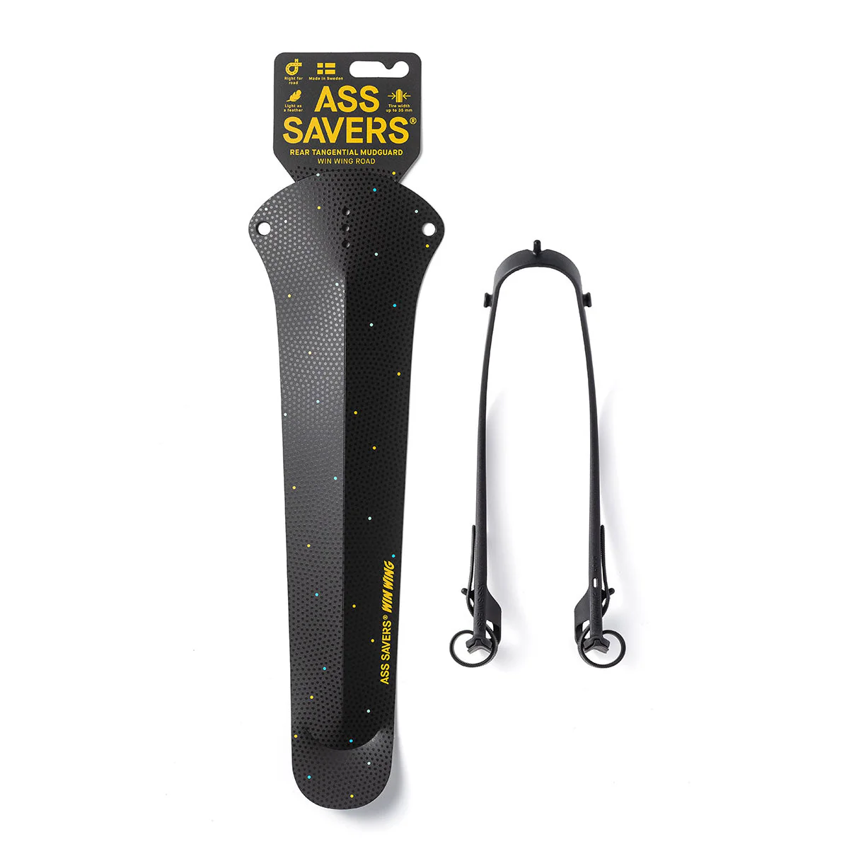 Ass Savers Win Wing 2 Road Rear Mudguard w/ Black Wishbone - Image 14