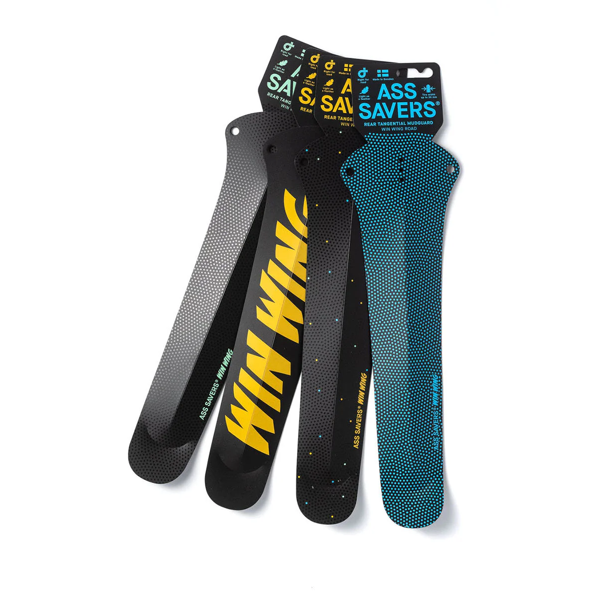 Ass Savers Win Wing 2 Road Rear Mudguard w/ Black Wishbone - Image 2