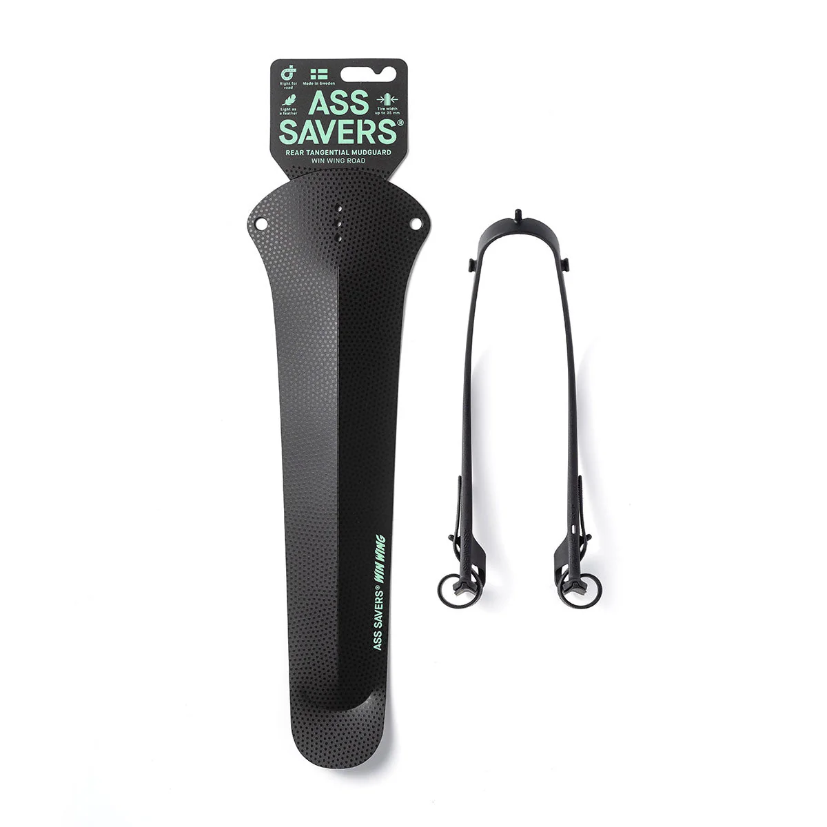 Ass Savers Win Wing 2 Road Rear Mudguard w/ Black Wishbone - Image 6