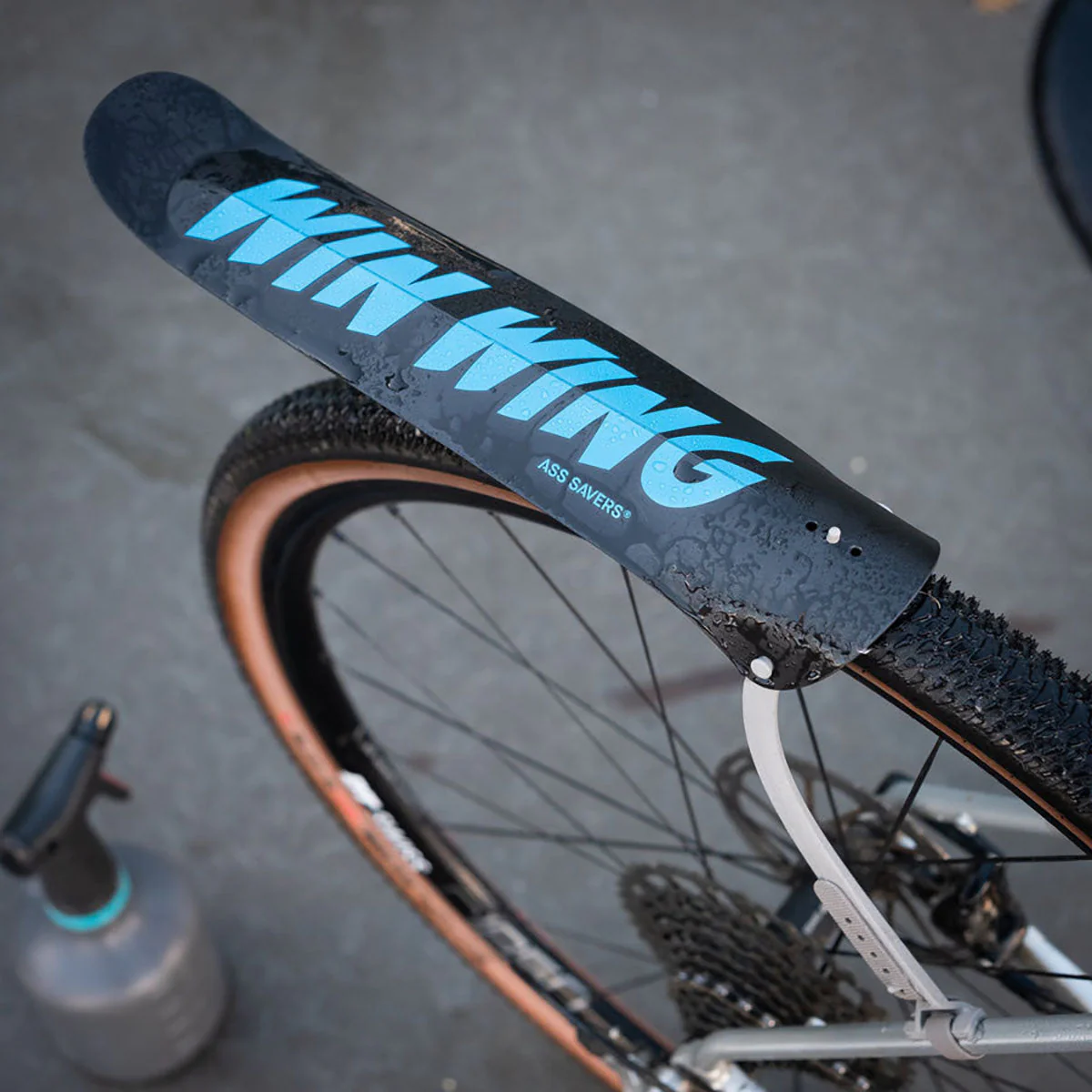 Ass Savers Win Wing Gravel Rear Mudguard w/ Grey Wishbone - Image 11