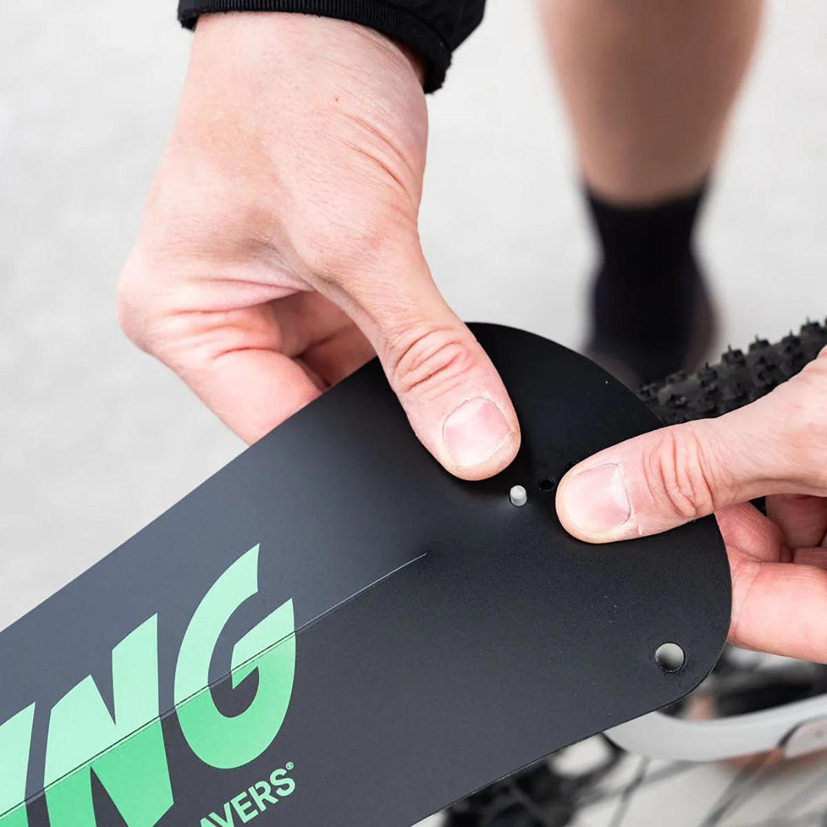 Ass Savers Win Wing Gravel Rear Mudguard w/ Grey Wishbone - Image 16