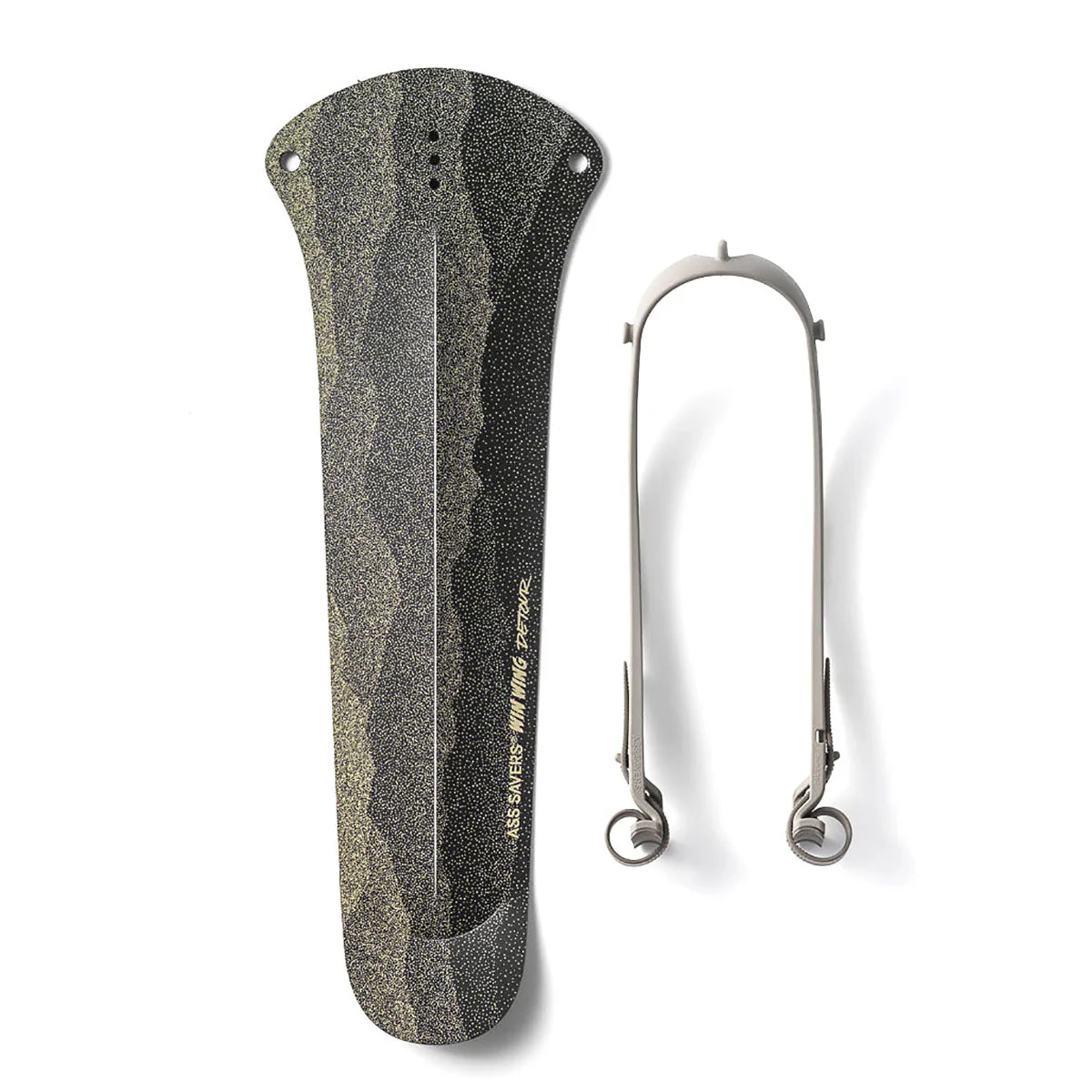 Ass Savers Win Wing Gravel Rear Mudguard w/ Grey Wishbone - Image 2