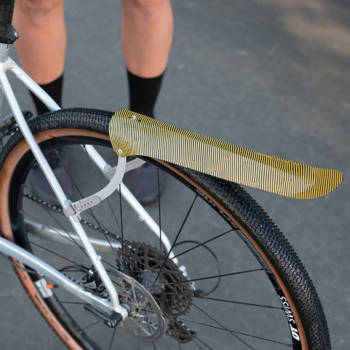 Ass Savers Win Wing Gravel Rear Mudguard w/ Grey Wishbone - Image 9