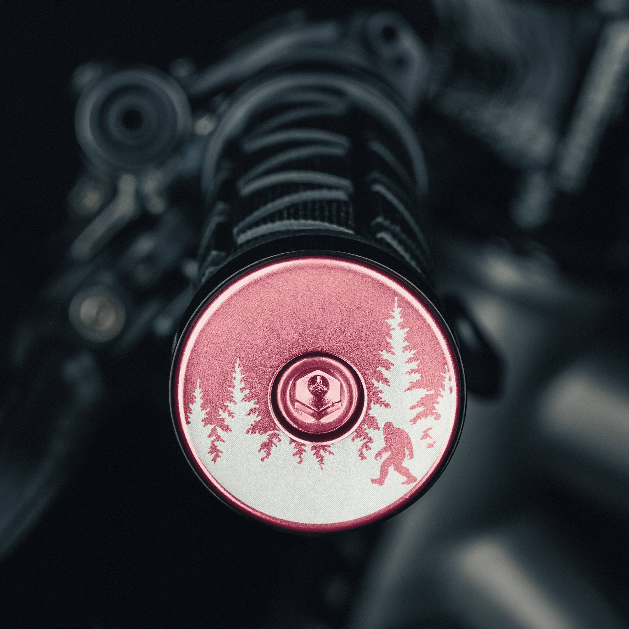 Bigfoot Hiding - Bicycle Handle Bar End Plugs - Image 3