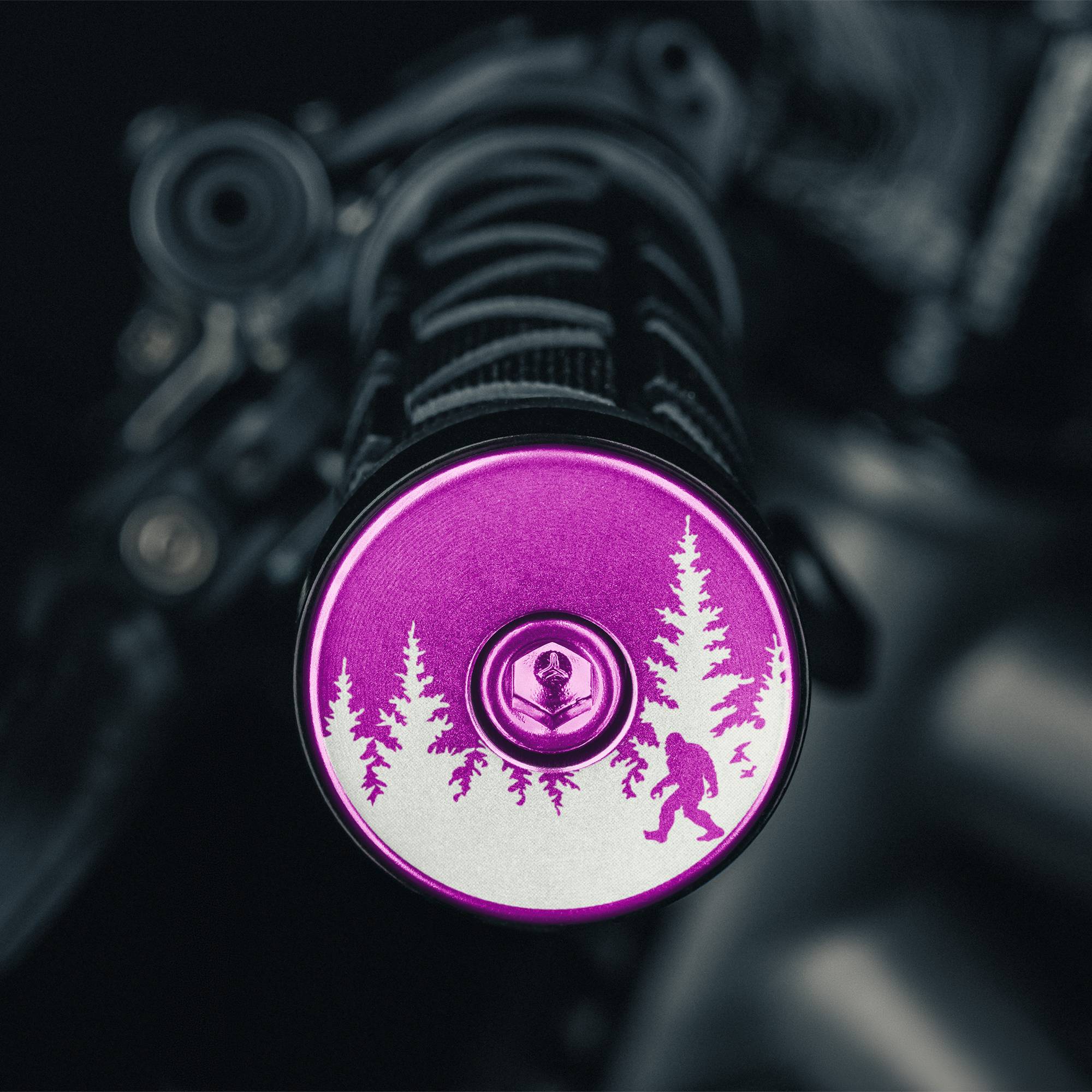 Bigfoot Hiding - Bicycle Handle Bar End Plugs - Image 4