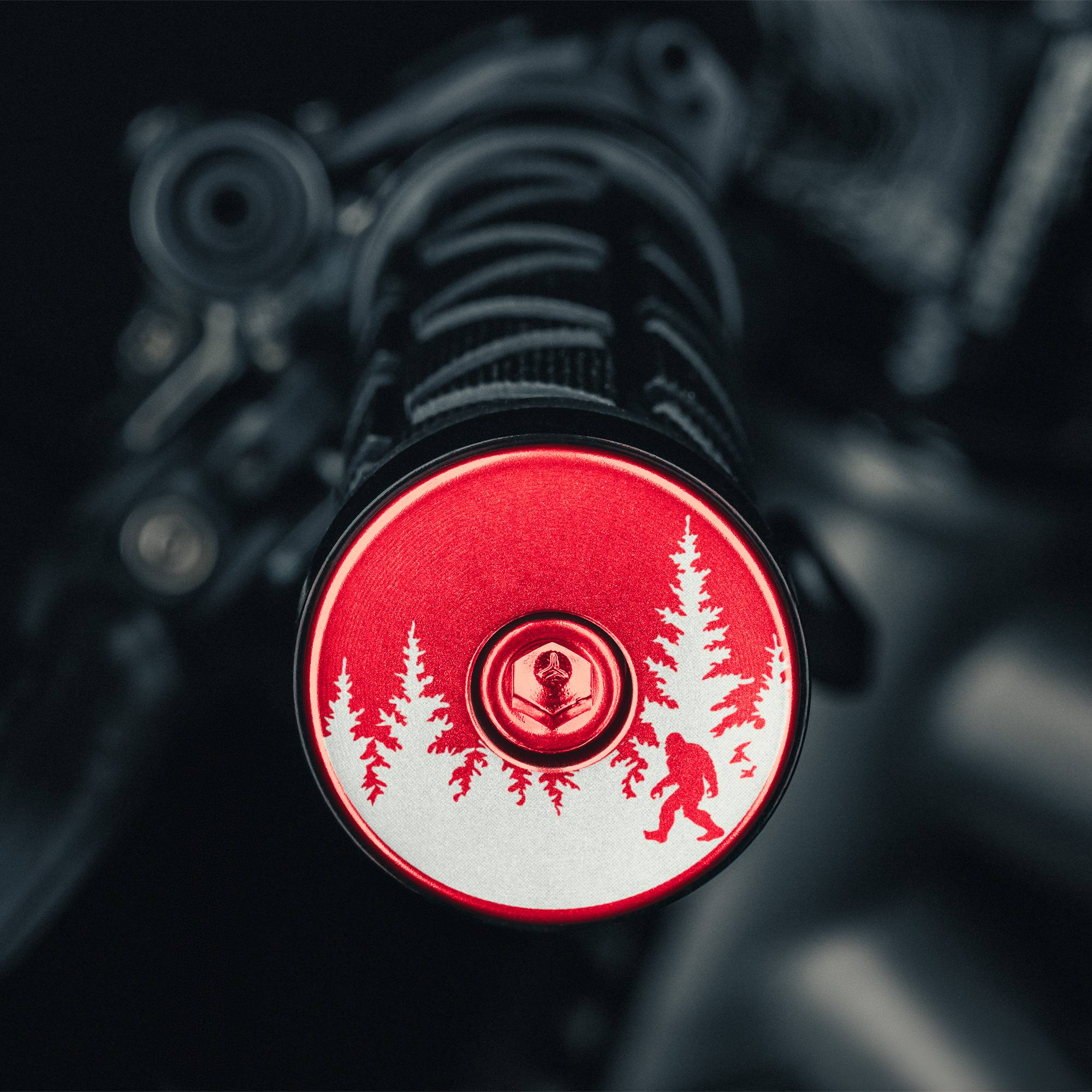 Bigfoot Hiding - Bicycle Handle Bar End Plugs - Image 5