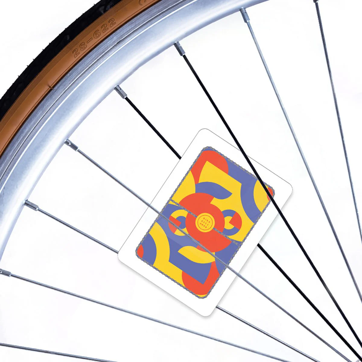 Bike Citizens - Reflective Spoke Cards - Bauhaus Series (Set of 4) - Image 2