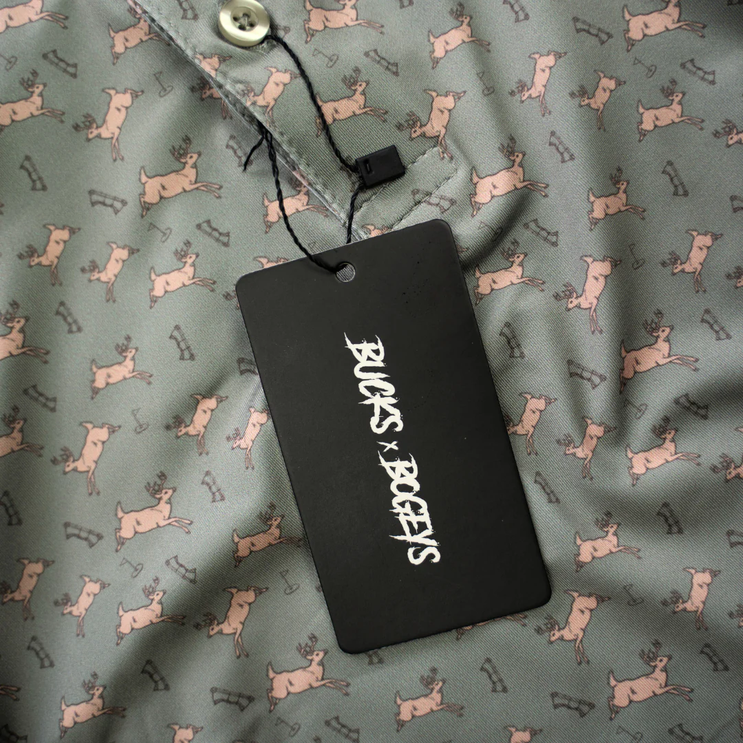 "Bows & Bucks" Golf Polo - Image 2