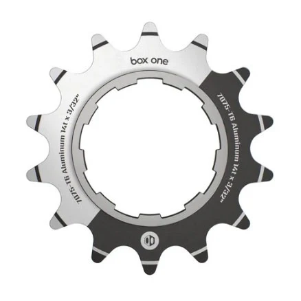 BOX Box One 3/32" CNC AL 7075 Cog Black - 14t