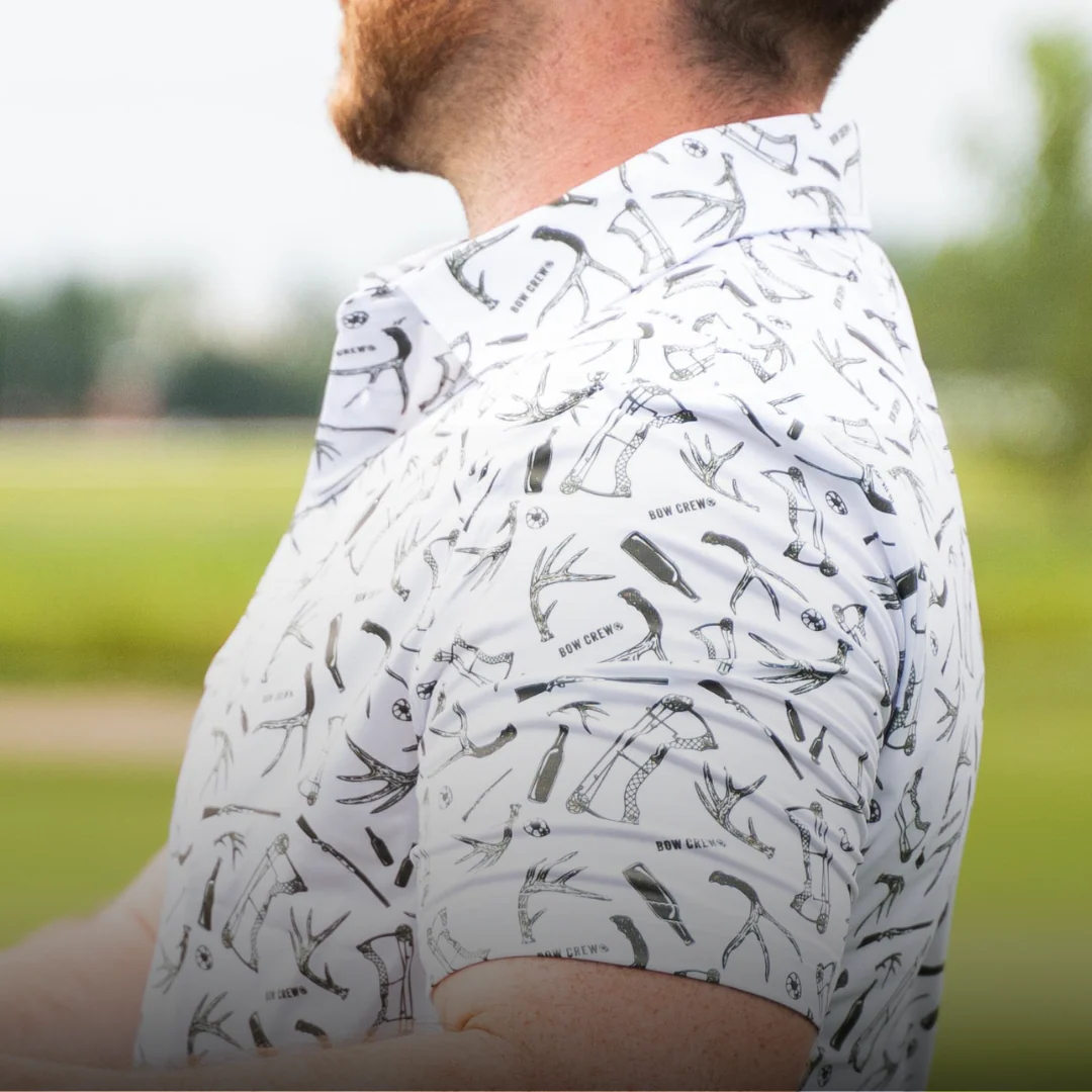 "Bucks & Bogeys" Golf Polo - Image 2