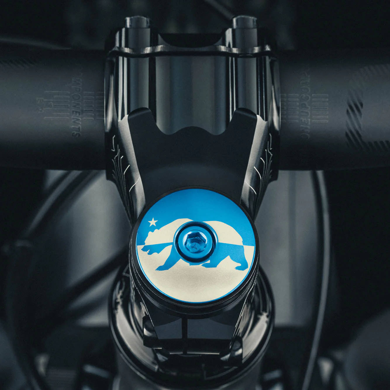 California Republic Bicycle Stem Cap - Image 3
