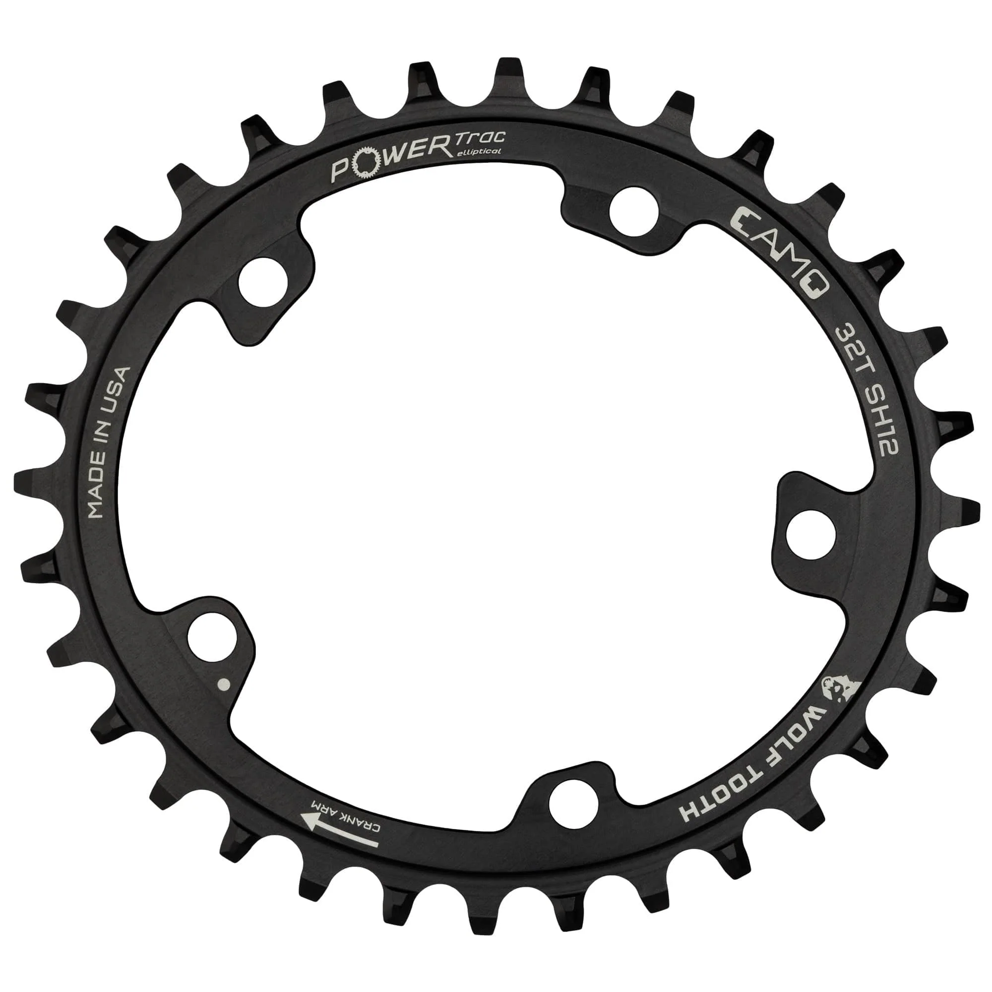 CAMO Aluminum Oval Chainring - Image 3