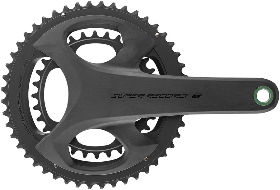 Campagnolo Super Record S Wireless Crankset - 175mm 12-Speed 50/34t Campy 121/88 Asym BCD Ultra Torque Spindle Carbon