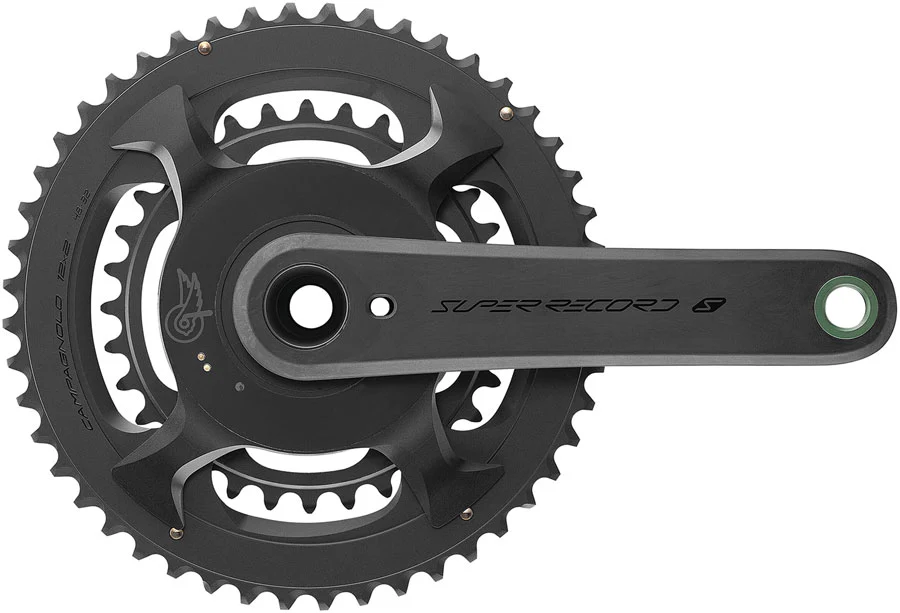 Campagnolo Super Record S Wireless Power Meter Crankset - 170mm 12-Speed 50/34t Campy 121/88 Asym BCD Ultra Torque Spindle Carbon