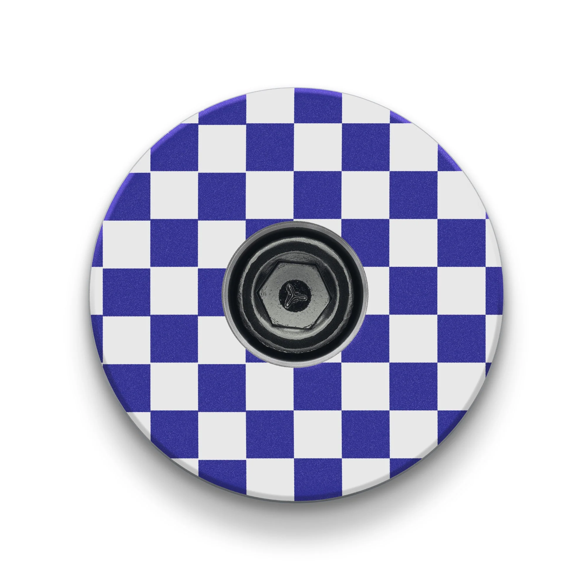 Checkerboard Pattern Custom Bicycle Headset Cap - Image 3