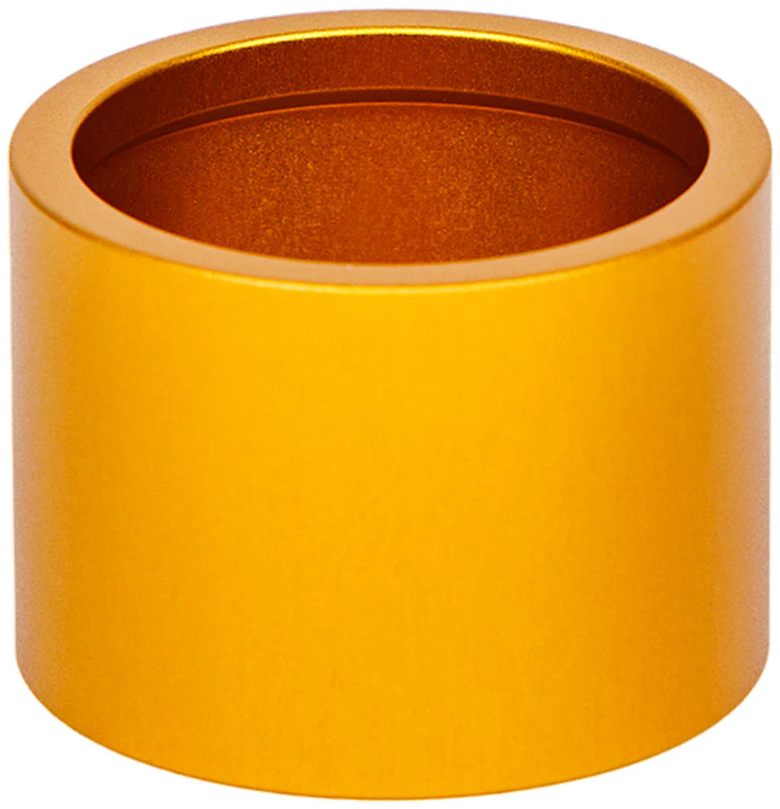 Chris King Headset Spacer - Alloy 1-1/8" 25mm Matte Gold 50th Anniversary