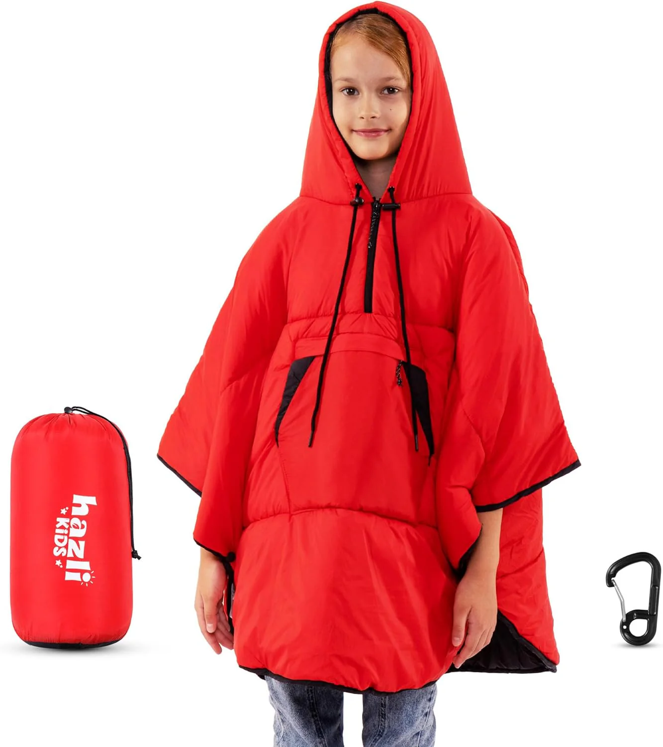 Comfortable Wearable Poncho Blanket - Camping Stadium Blanket Outdoor - Large Hooded Windproof Poncho for Men and Women - Image 10