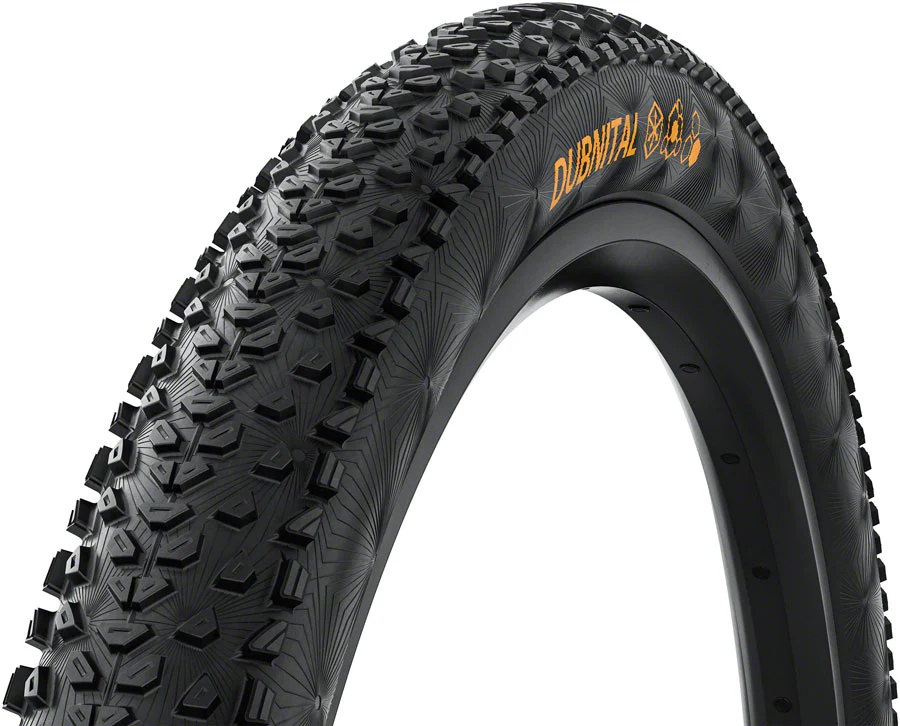 Continental Dubnital Tire - 27.5 x 2.20 Tubeless Folding BLK Rapid Trail Casing E25