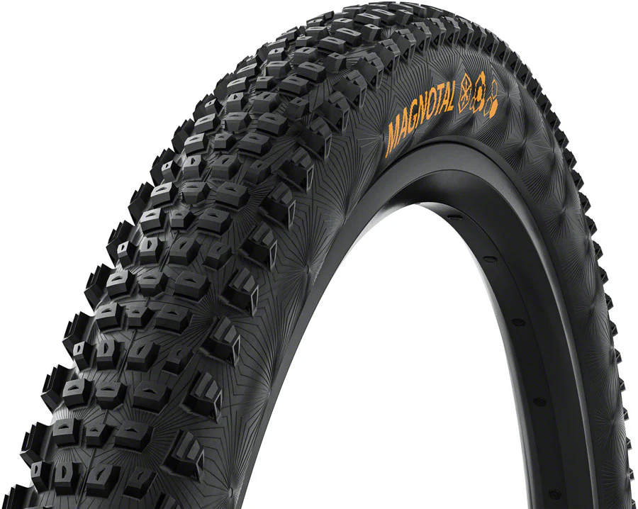 Continental Magnotal Tire - 27.5 x 2.60 Tubeless Folding BLK Soft Trail Casing E25
