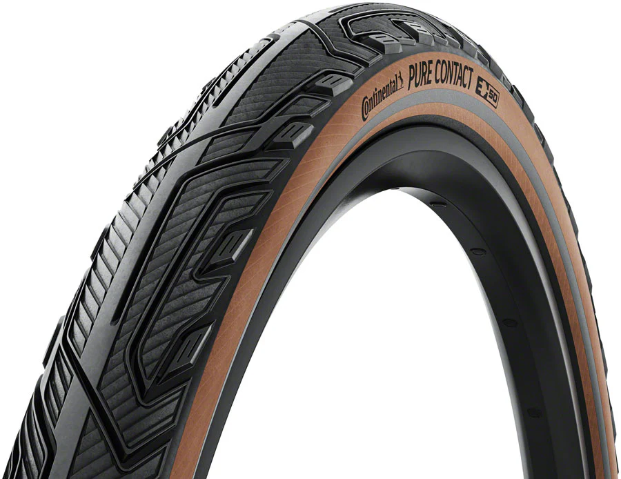 Continental Pure Contact Tire - 700 x 40 Clincher Folding BLK/Coffee/Graphite Reflex Vectran / PolyX Breaker E50