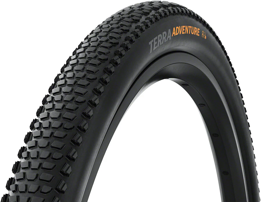 Continental Terra Adventure Tire - 700 x 45 / 29 x 1.75 Tubeless Folding BLK Grip Trail Casing E25