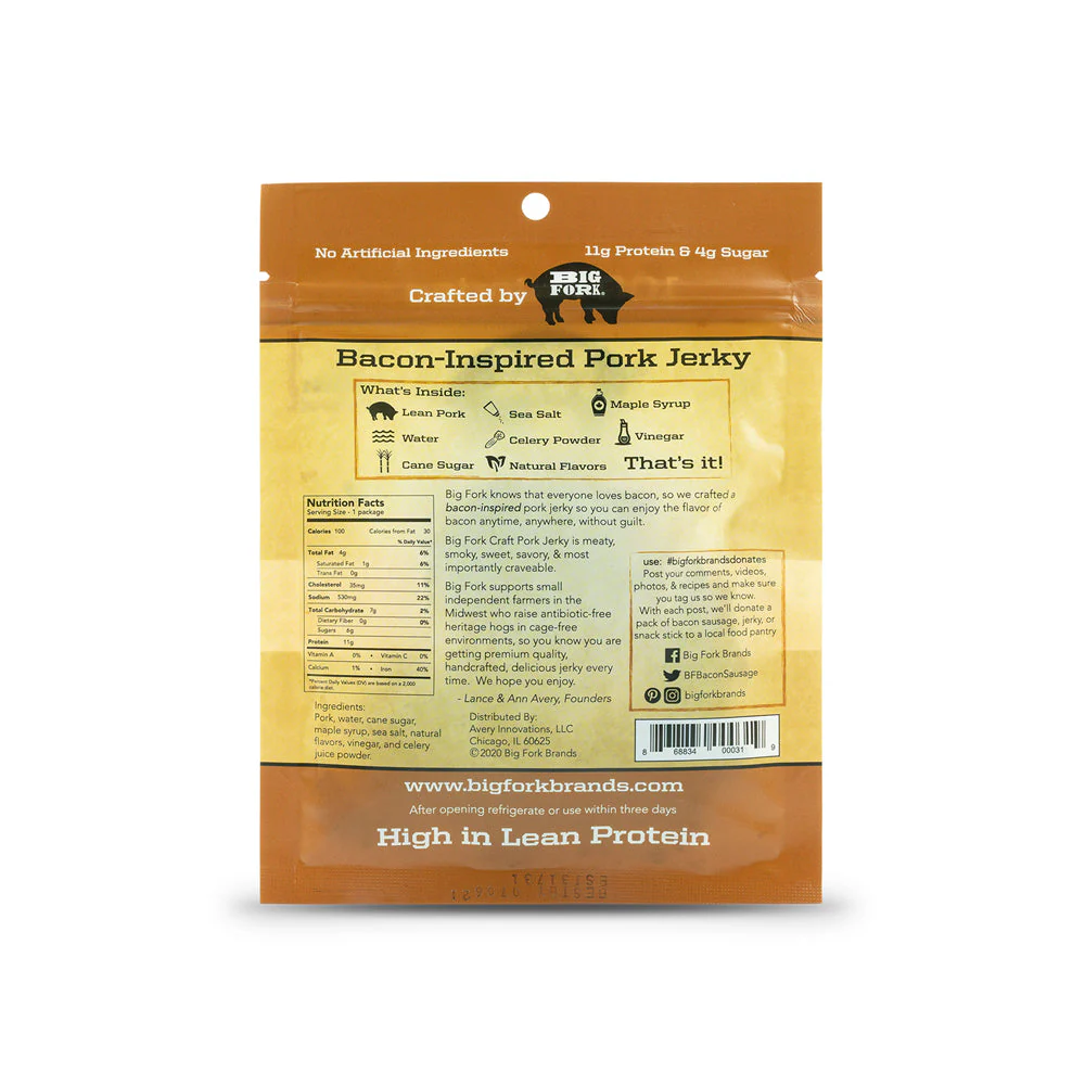 Craft Pork Jerky - 1 Case (8 X 2.25 oz. packs) - Image 12