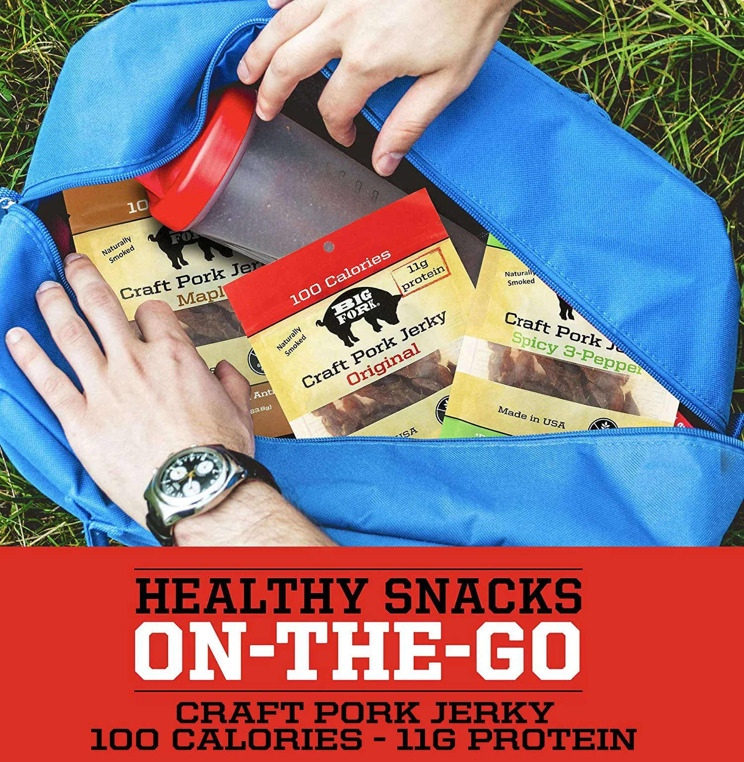 Craft Pork Jerky Collection (24 bags, 8 of each flavor) - Image 6