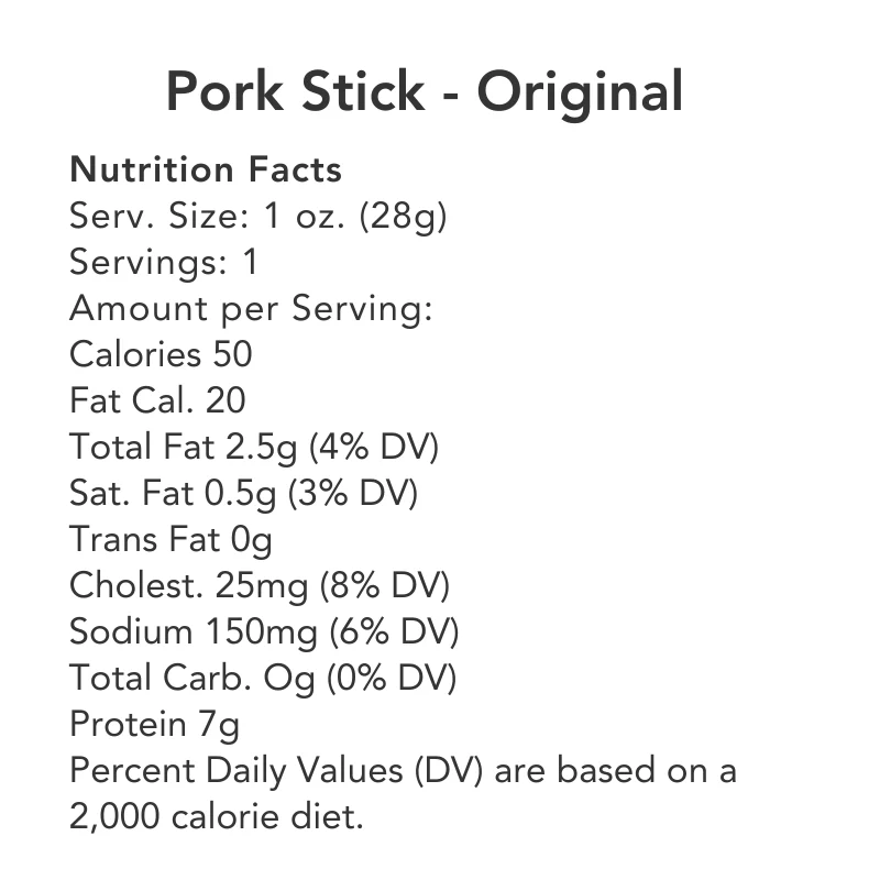 Craft Pork Snack Stick Sample (3 sticks total) - Image 16